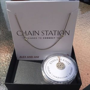 Alex & Ani chain and charm